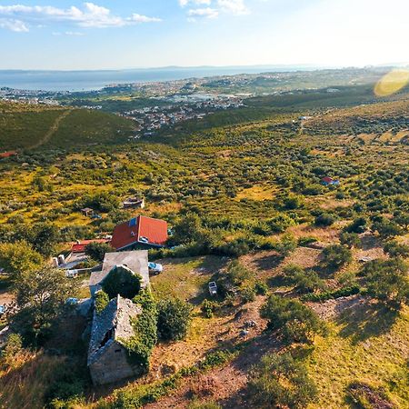 Olive Garden House In Zrnovnica With A View & Bbq Villa Exterior foto