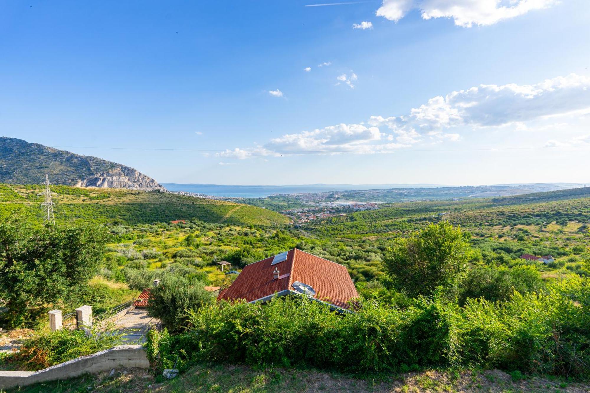 Olive Garden House In Zrnovnica With A View & Bbq Villa Exterior foto