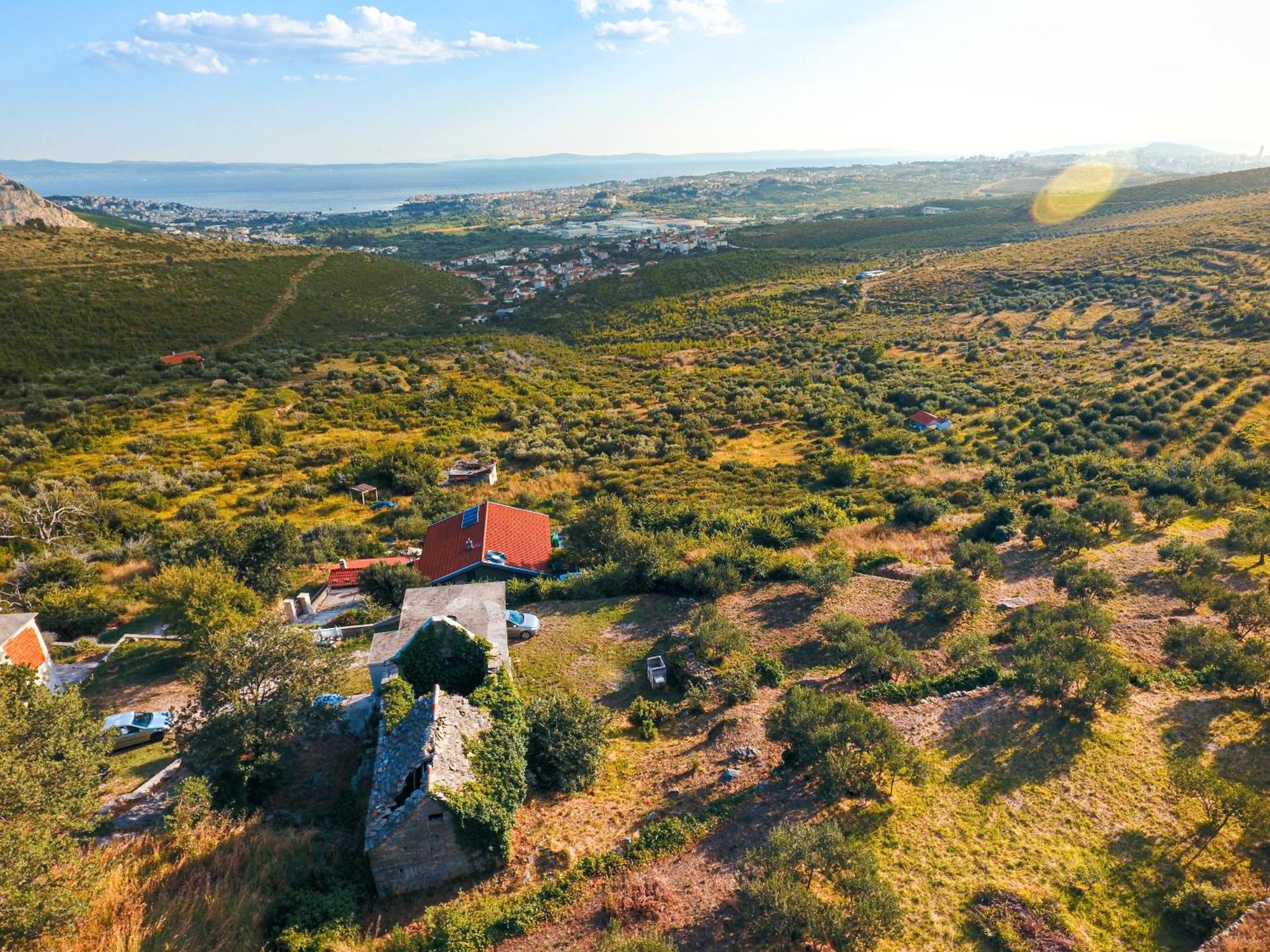 Olive Garden House In Zrnovnica With A View & Bbq Villa Exterior foto